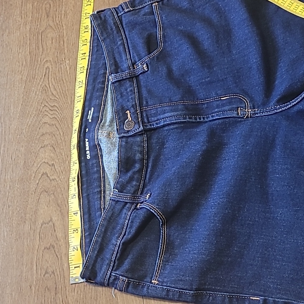 Old Navy High Rise Straight Leg Jeans Women's Size 14 Casual Denim - Picture 6 of 13